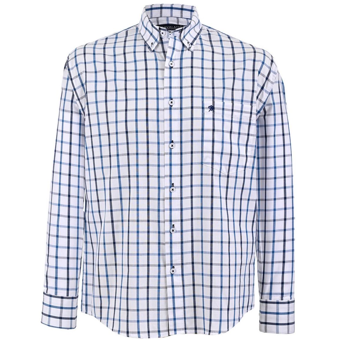 Camisa Cavalatti Casual Diseño a Cuadros para Hombre