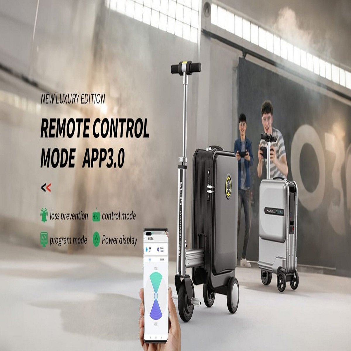 Maleta Electrónica 20" Negro Airwheel