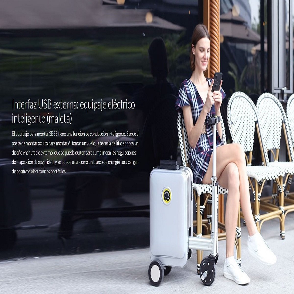 Maleta Electrónica 20" Rosa Airwheel