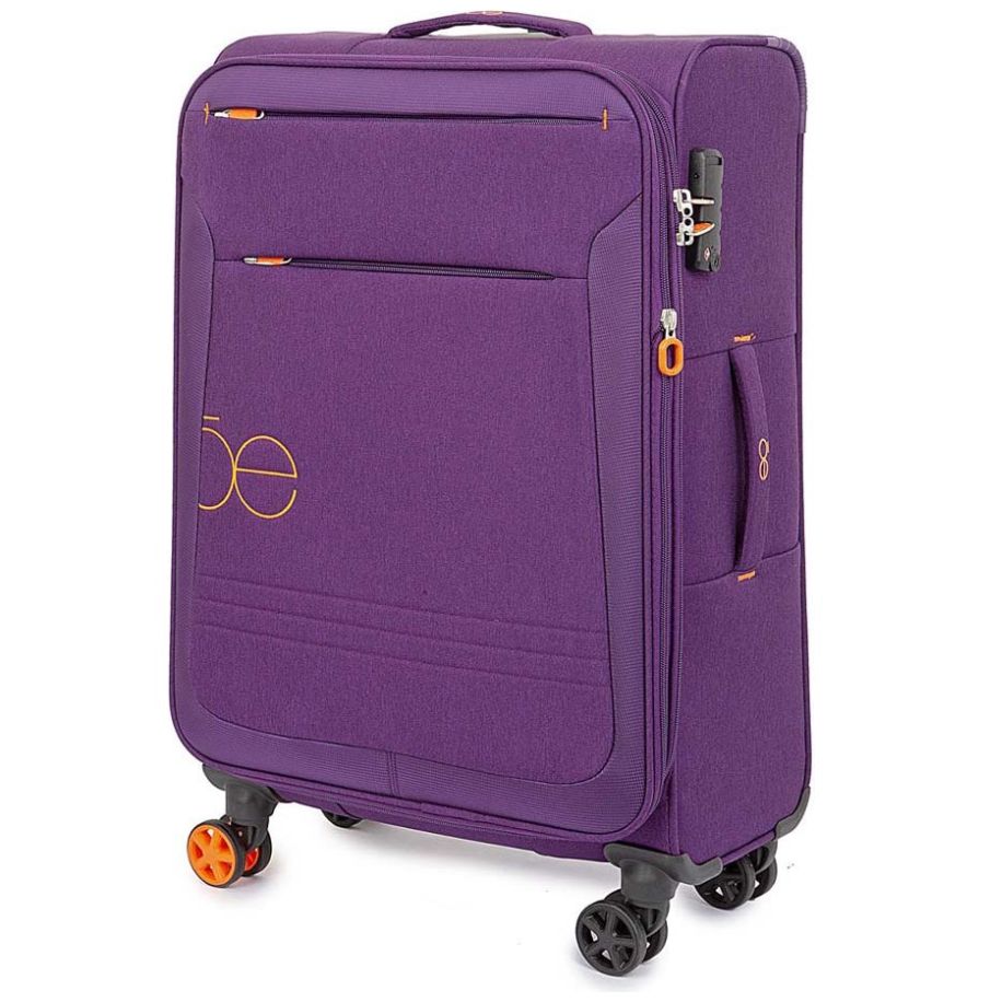 Maleta Soft Side 24" Nashel Ii Morado Cloe