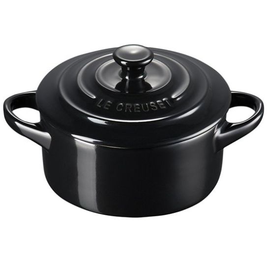 Mini Cocotte Red 10Cm Black Onyx Le Creuset