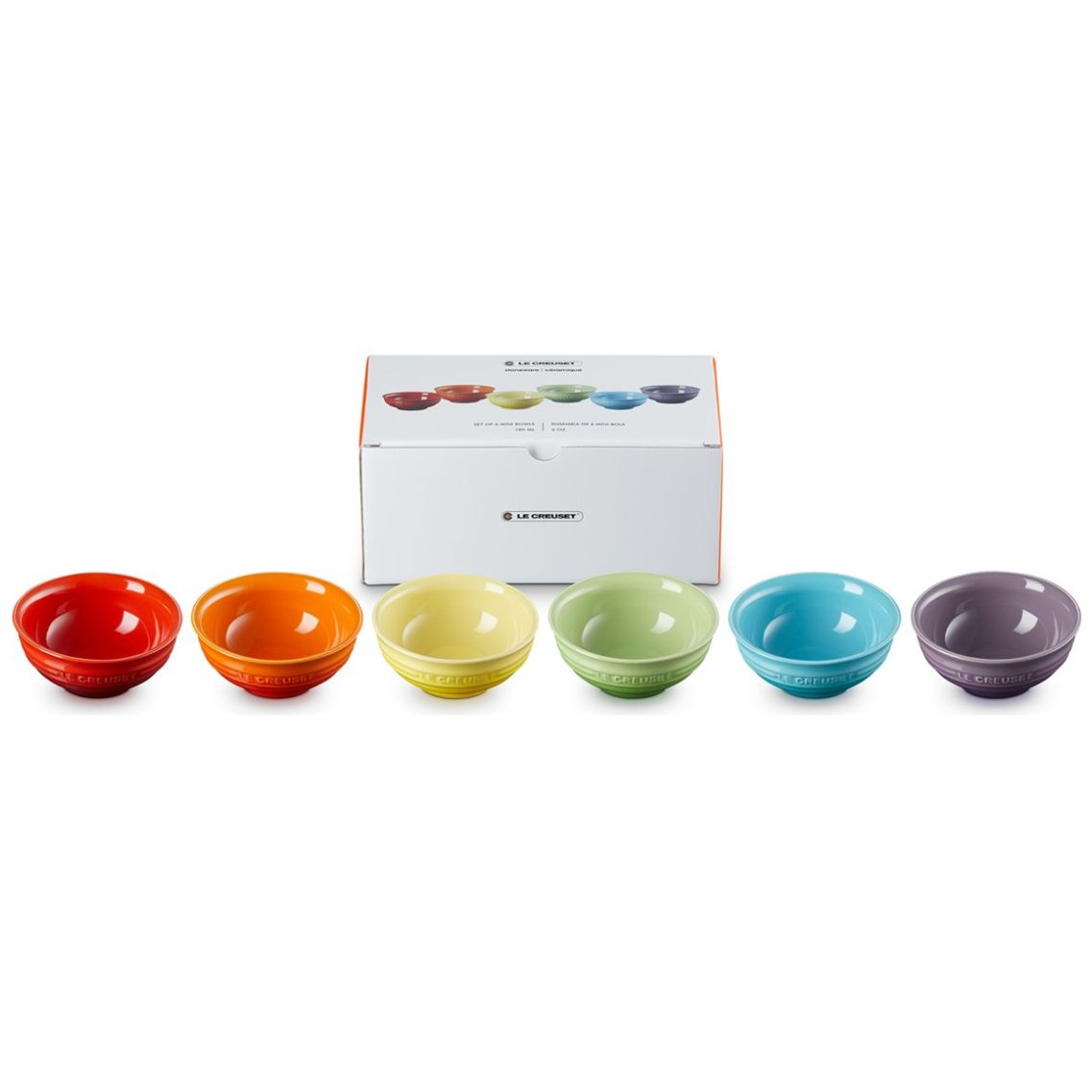 Set 6 Mini Bowl Set Rainbow Le Creuset