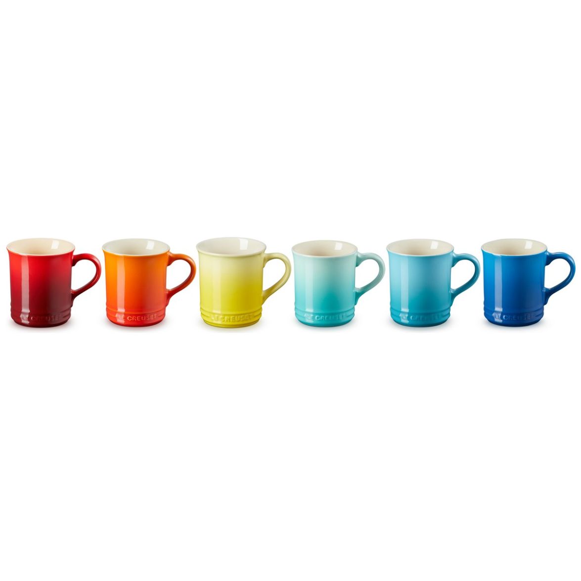 Set 6 Tazas para Café 350Ml Rainbow Le Creuset