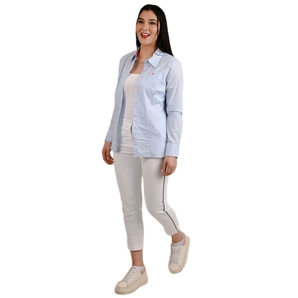 Blusa Manga 3/4 Basic Ferrioni para Mujer