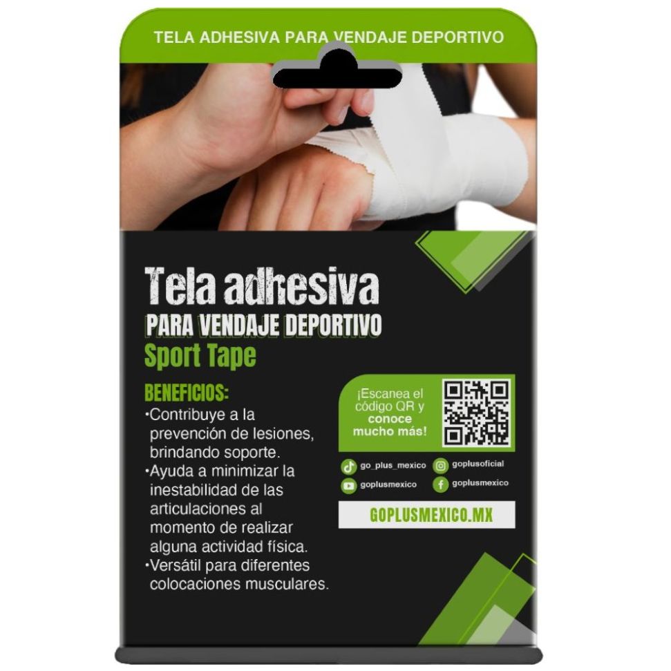 Tela Adhesiva Go Plus Blanca