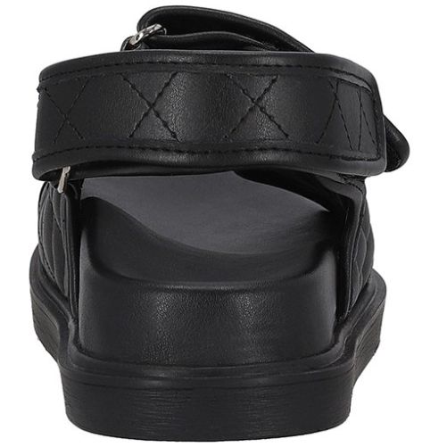 Sandalia Westies con Aplicación de Bordado y Fijación Velcro Punta Redonda para Mujer