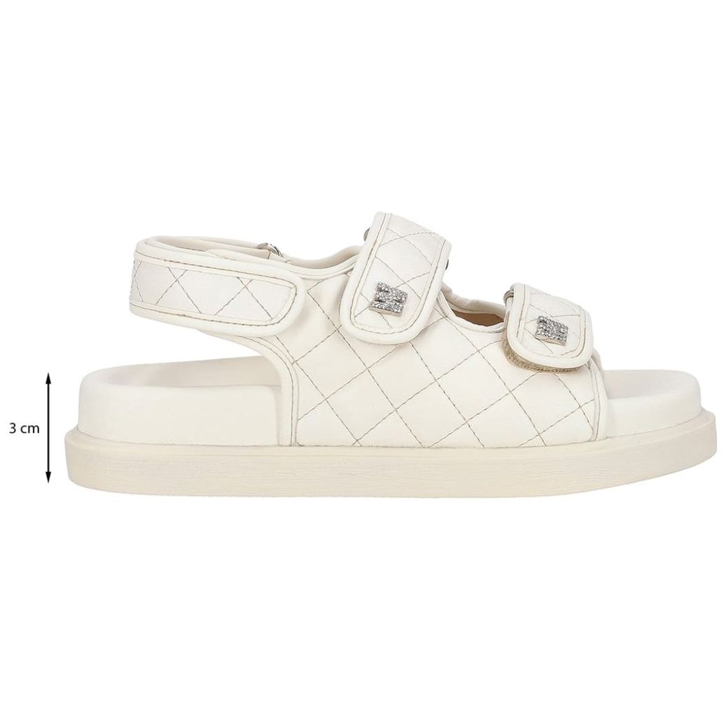 Sandalia Westies con Aplicación de Bordado para Mujer