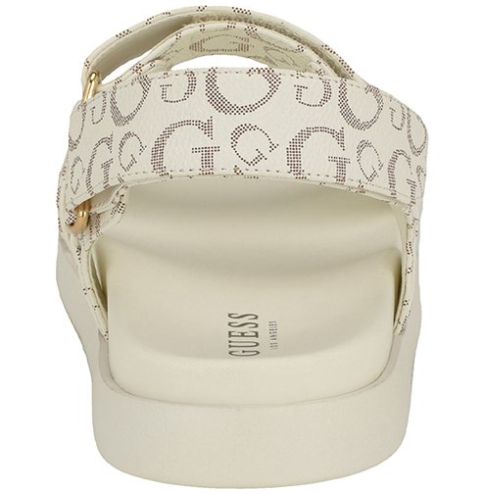 Sandalia Guess Estampado Liso y Punta Redonda para Mujer