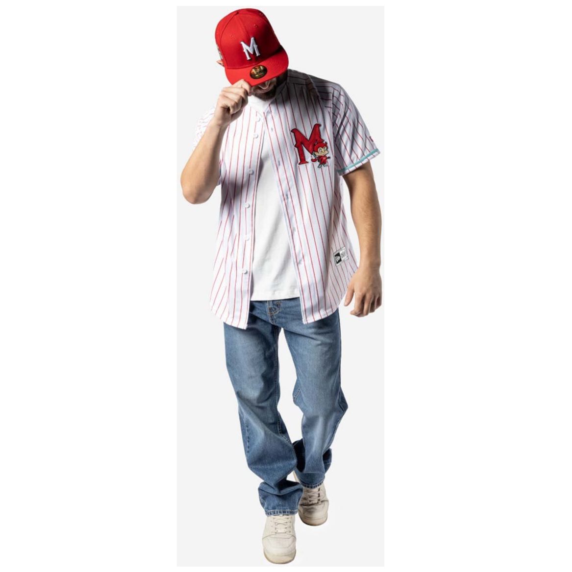 Jersey New Era Lmb Diablos Rojos de México para Hombre