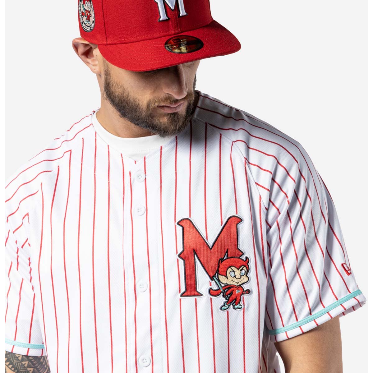 Jersey New Era Lmb Diablos Rojos de México para Hombre