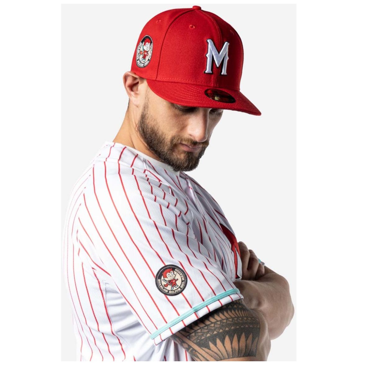 Jersey New Era Lmb Diablos Rojos de México para Hombre
