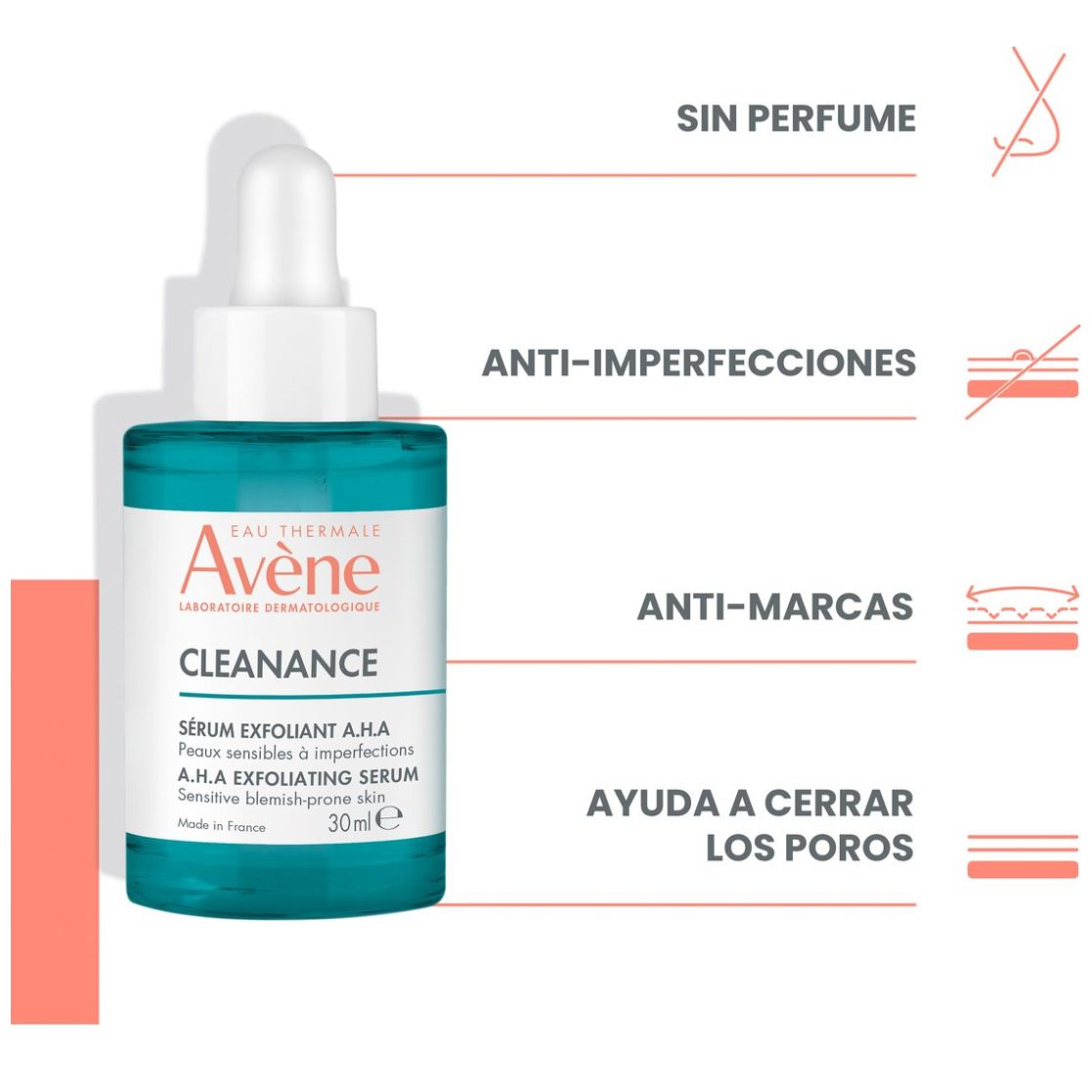 Avène Cleanance Serum Exfoliante 30 Ml