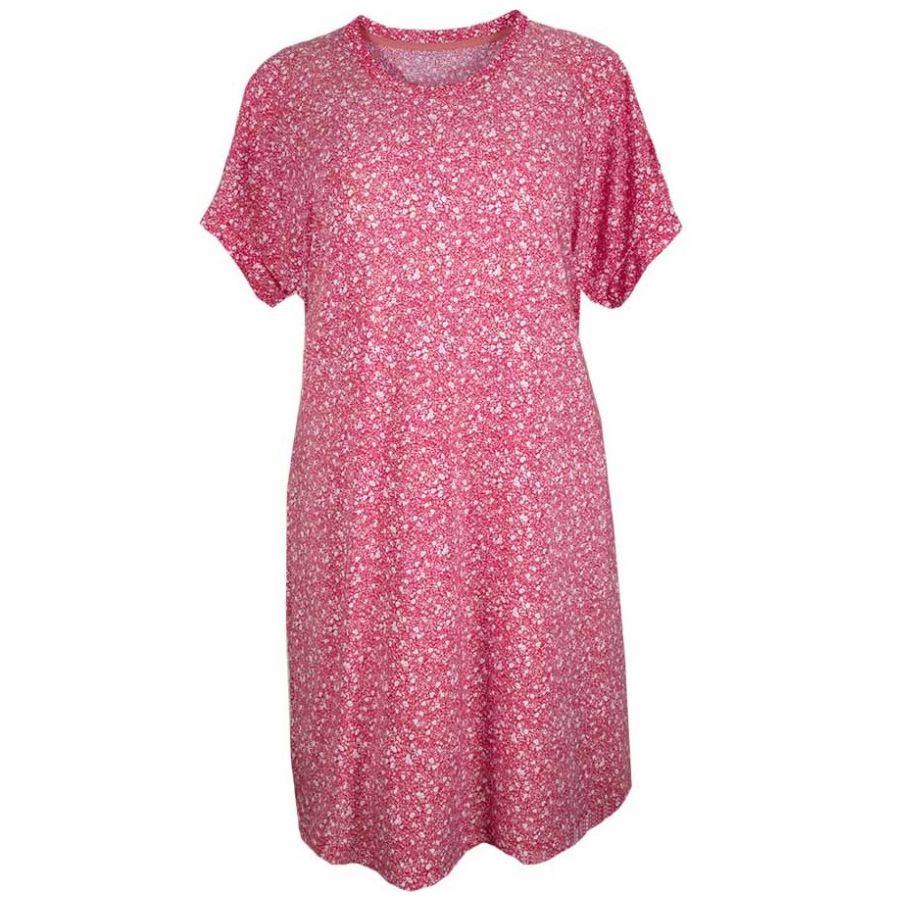 Vestido Manga Kimono  con Diseño Estampado  Doma Fashion para Mujer