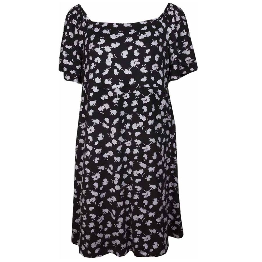 Vestido Manga Murciélago con Diseño Estampado Doma Fashion para Mujer