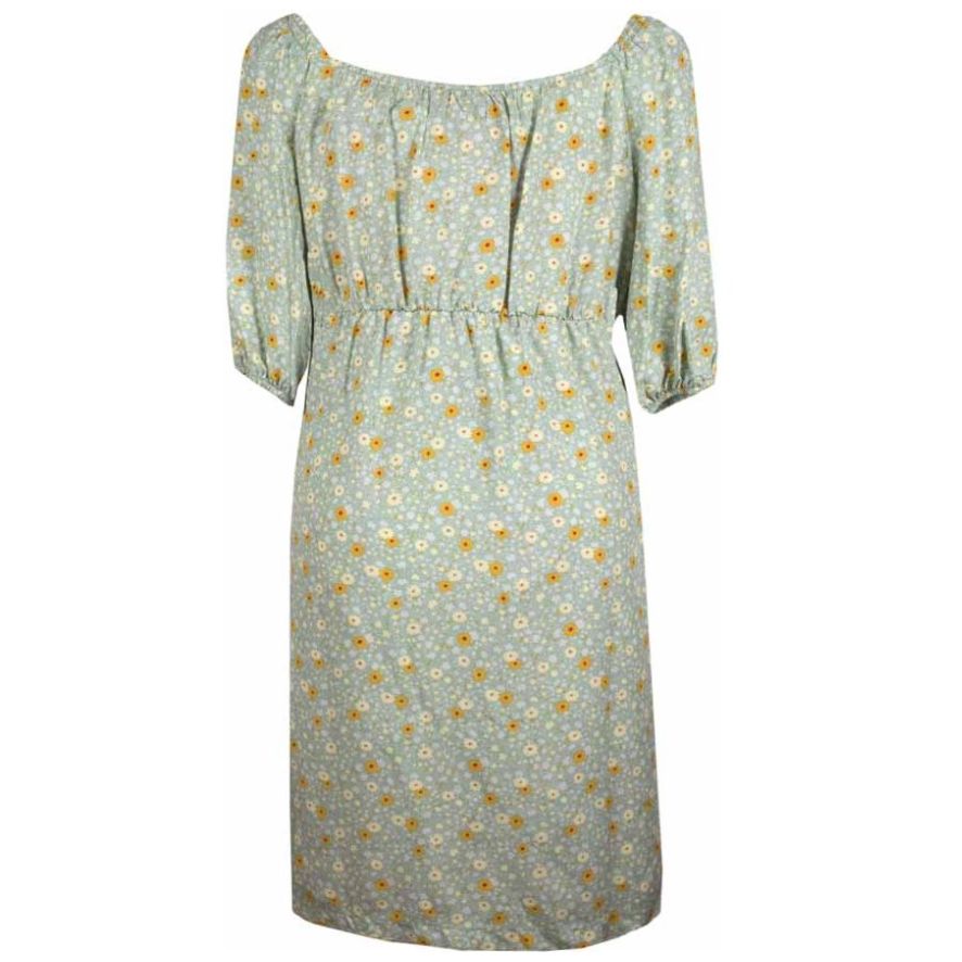 Vestido Manga Aglobada con Diseño Estampado Doma Fashion para Mujer