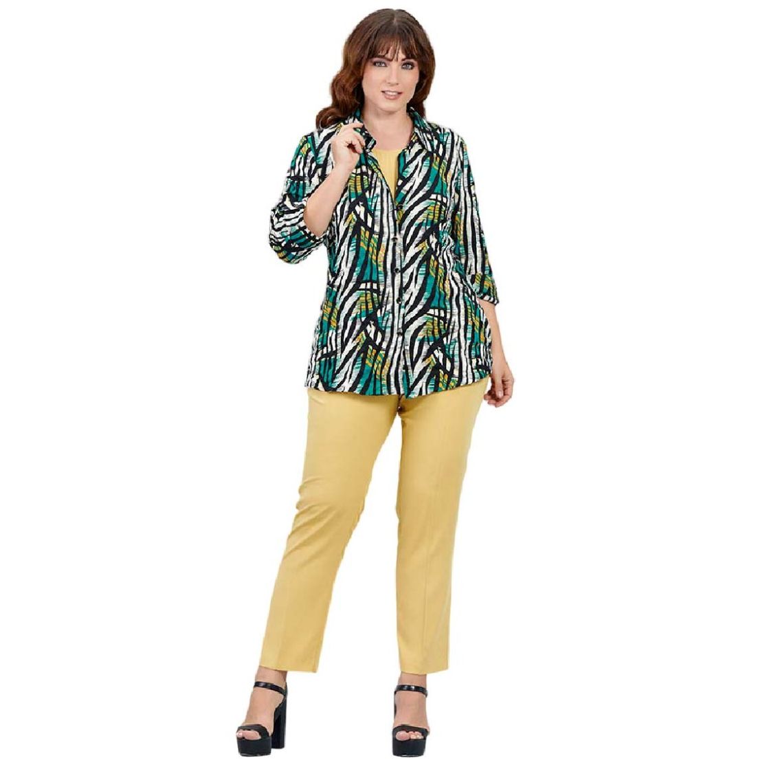 Conjunto 3Pzas Pantalón Blusa Y Top Karen Kein para Mujer