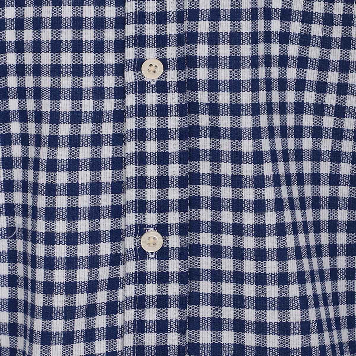 Camisa Polo Club Diseño a Cuadros para Hombre Plus