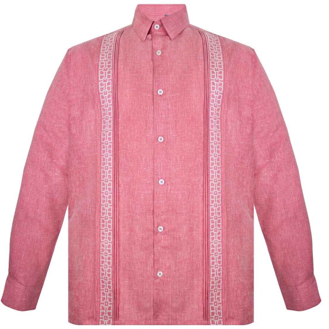 Guayabera Cancumisa Diseño Jaspeado para Hombre Plus