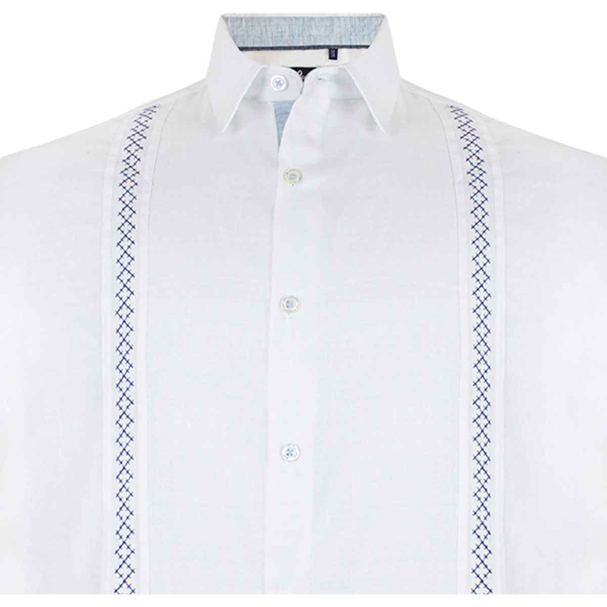 Guayabera G. Candila Diseño Bordado para Hombre Plus