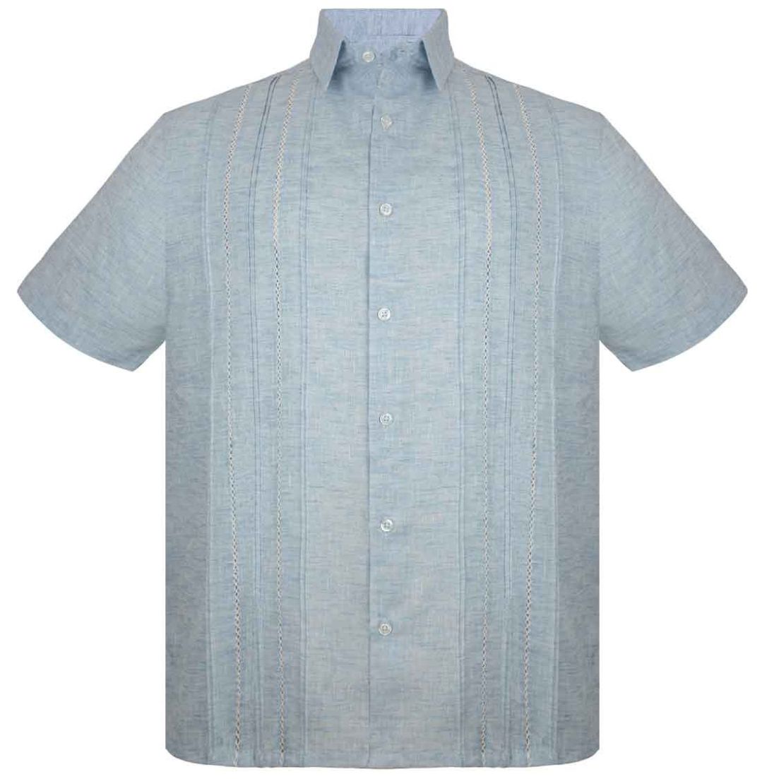 Guayabera G. Candila Diseño Jaspeado para Hombre Plus