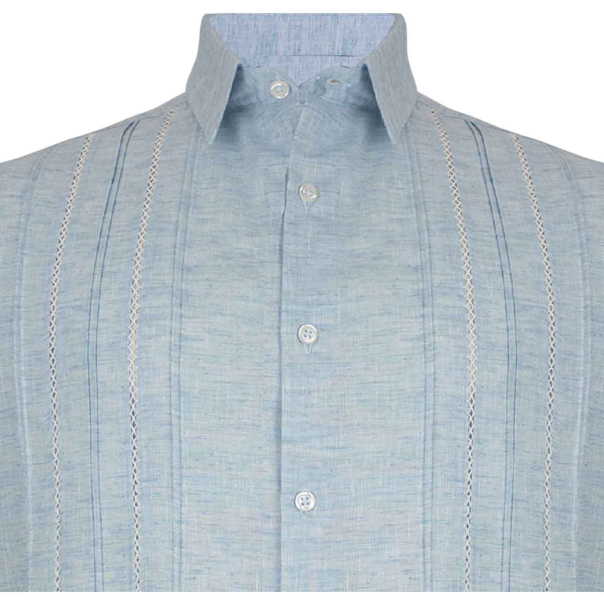 Guayabera G. Candila Diseño Jaspeado para Hombre Plus