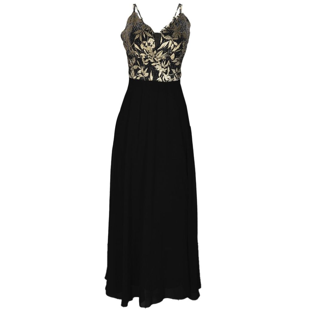 Vestido Largo de Fiesta con Estampado en Parte Alta para Mujer Philosophy Jr Nights