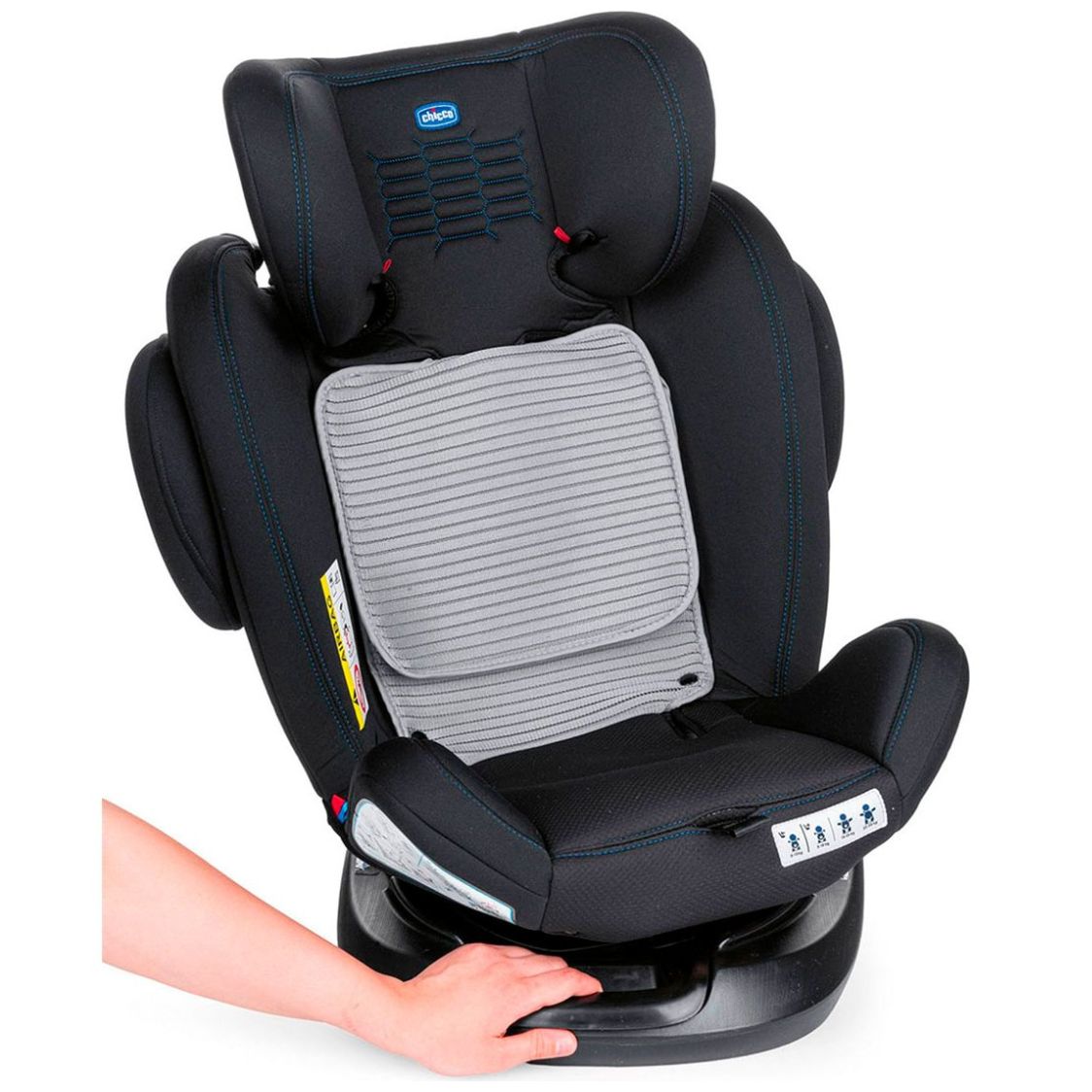 Autoasiento Chicco Convertible Único Plus Air Negro