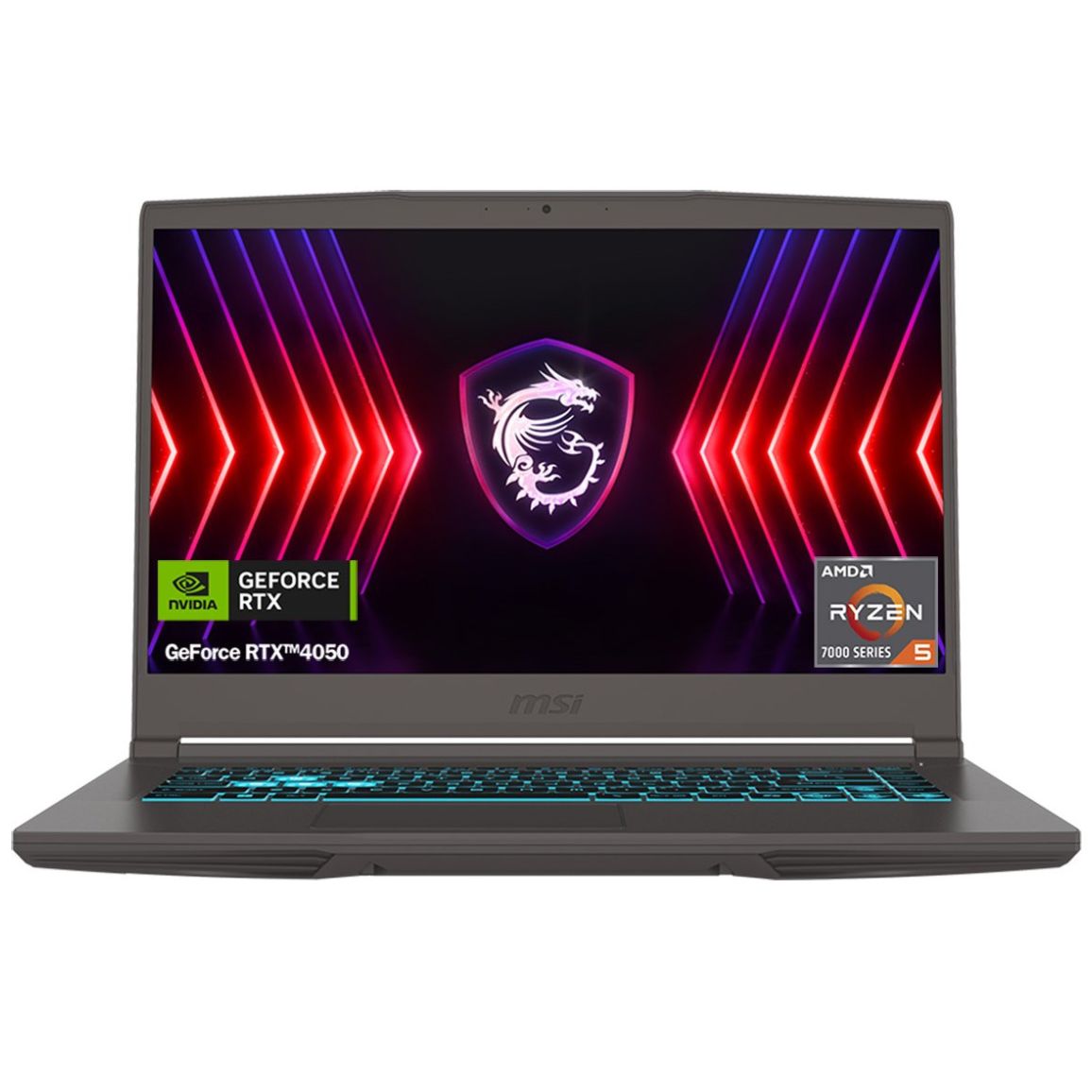 Laptop Gaming Msi Thin A15 B7Ve-091Mx Amd Ryzen 5 Nvidia Geforce Rtx4050 16Gb Ram 512Gb Ssd 15.6" Fhd 144Hz Gris