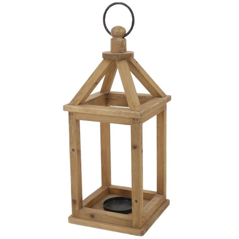 Linterna Rustic Wood