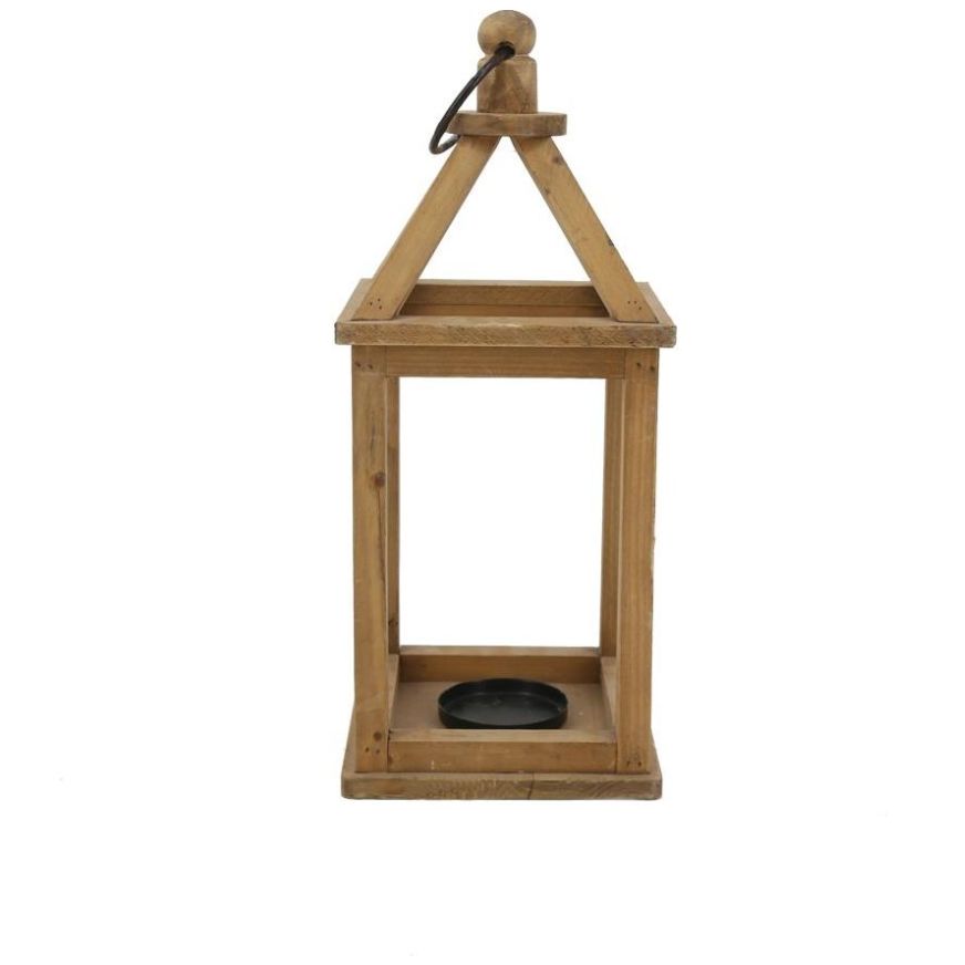 Linterna Rustic Wood