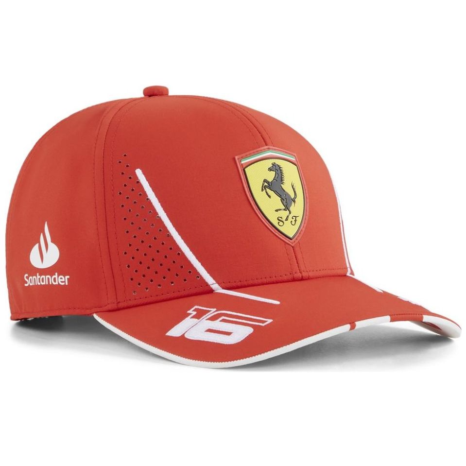 Gorra Scuderia Ferrari Charles Leclerc para Juniors