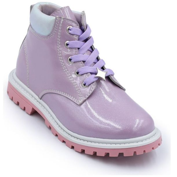 Botín Loly con Agujeta 18-21 Morado
