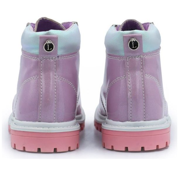 Botín Loly con Agujeta 18-21 Morado