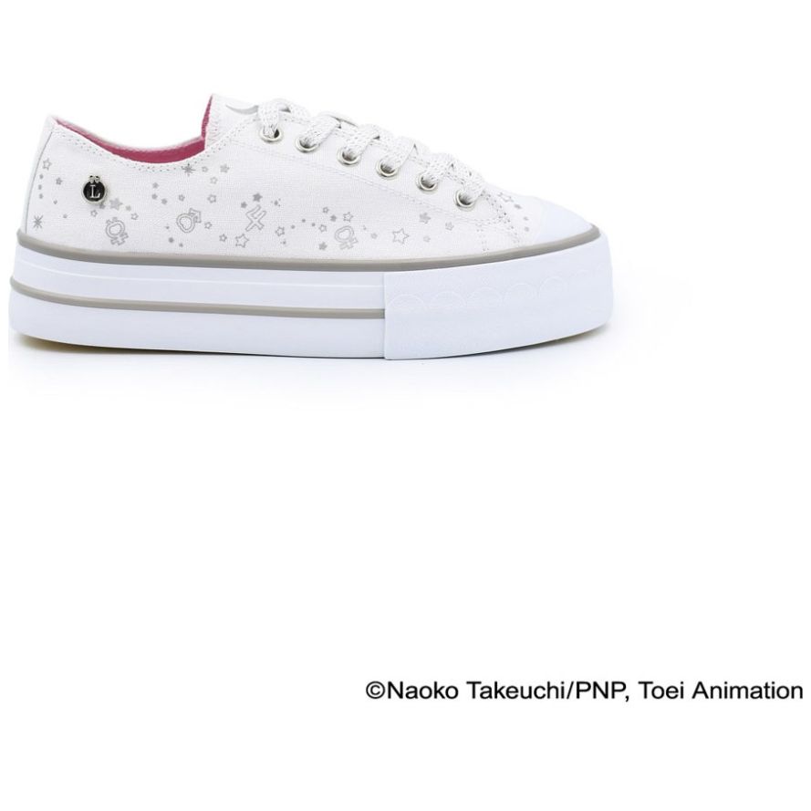 Tenis Loly In The Sky Sailor Moon 22-25 Blanco