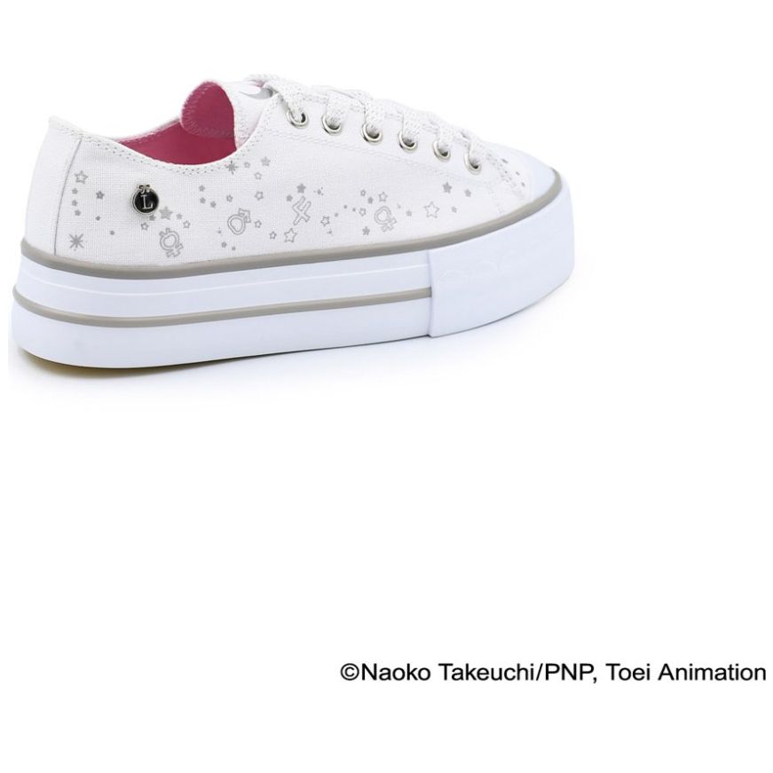 Tenis Loly In The Sky Sailor Moon 22-25 Blanco