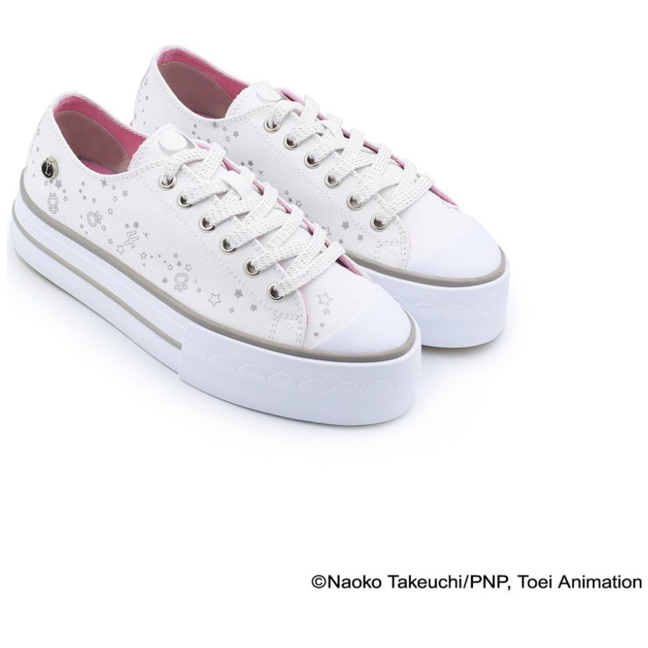 Tenis Loly In The Sky Sailor Moon 22-25 Blanco