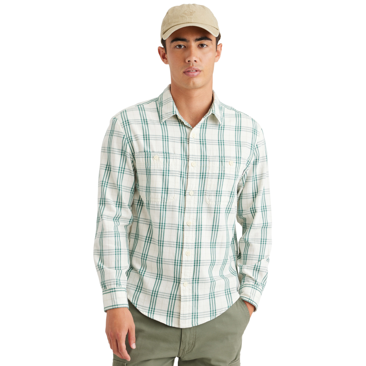 Camisa Dockers a Cuadros para Hombre