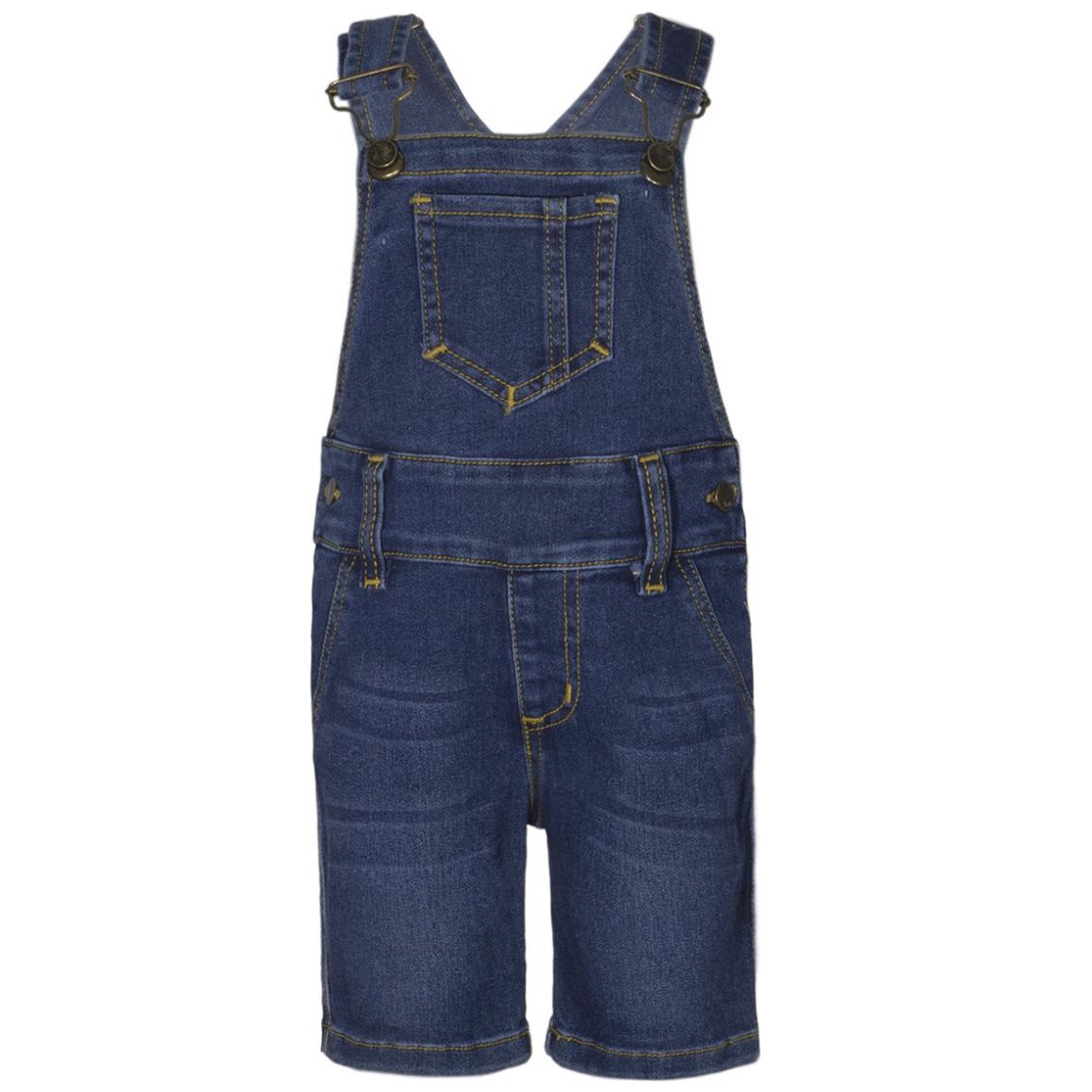 Jumper para Bebé Mezclilla Pretina Ancha Bolsa Diagonal Pixxtols Denim Cult