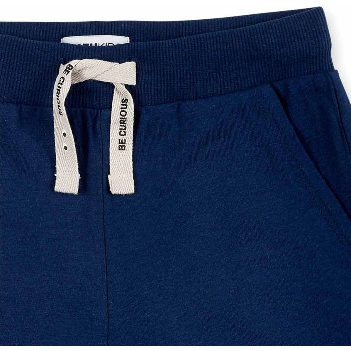 Bermuda para Niño Larry Basics Azul Marino con Jareta Nath Kids