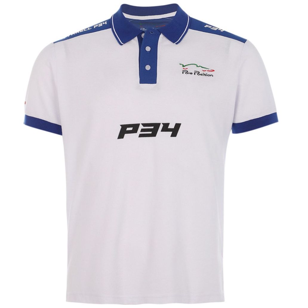 Playera Tipo Polo Pole Position Tyrrel P34 para Hombre