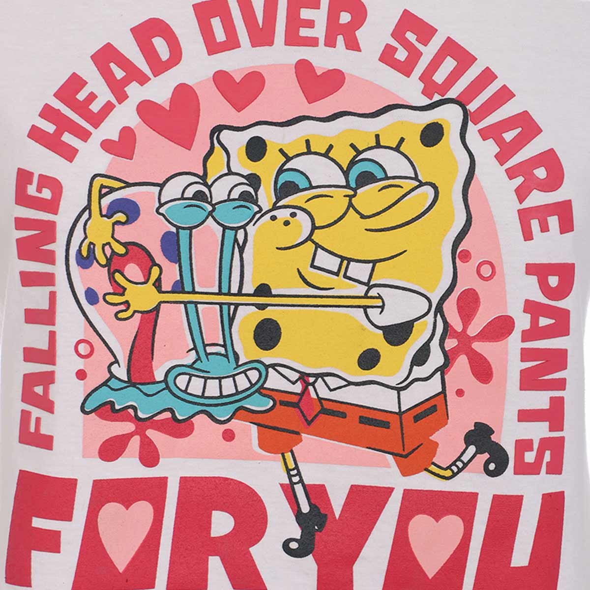 Playera con Estampado For You Bob Esponja para Mujer