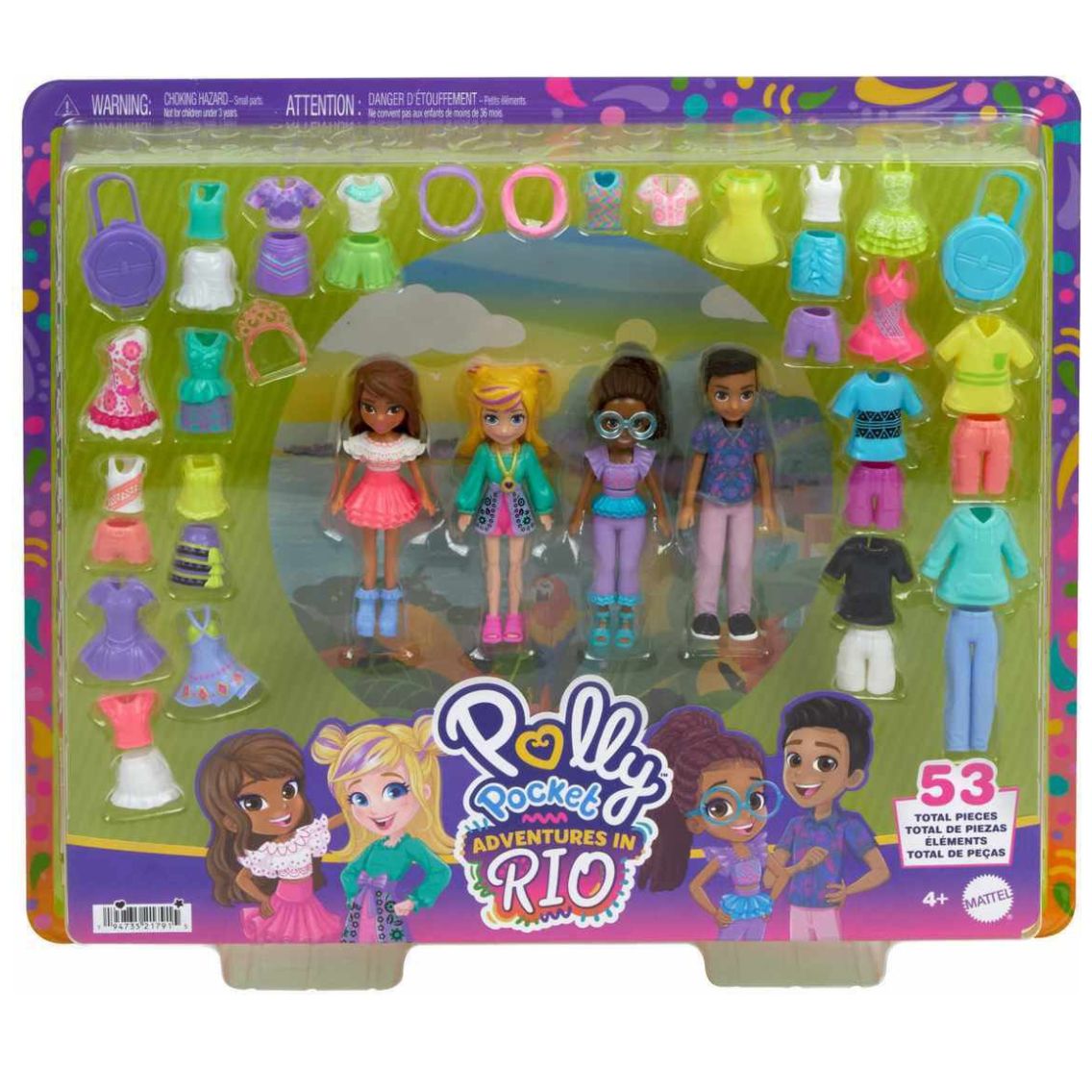 Polly Pocket Set de Juego Moditas Aventuras en Río
