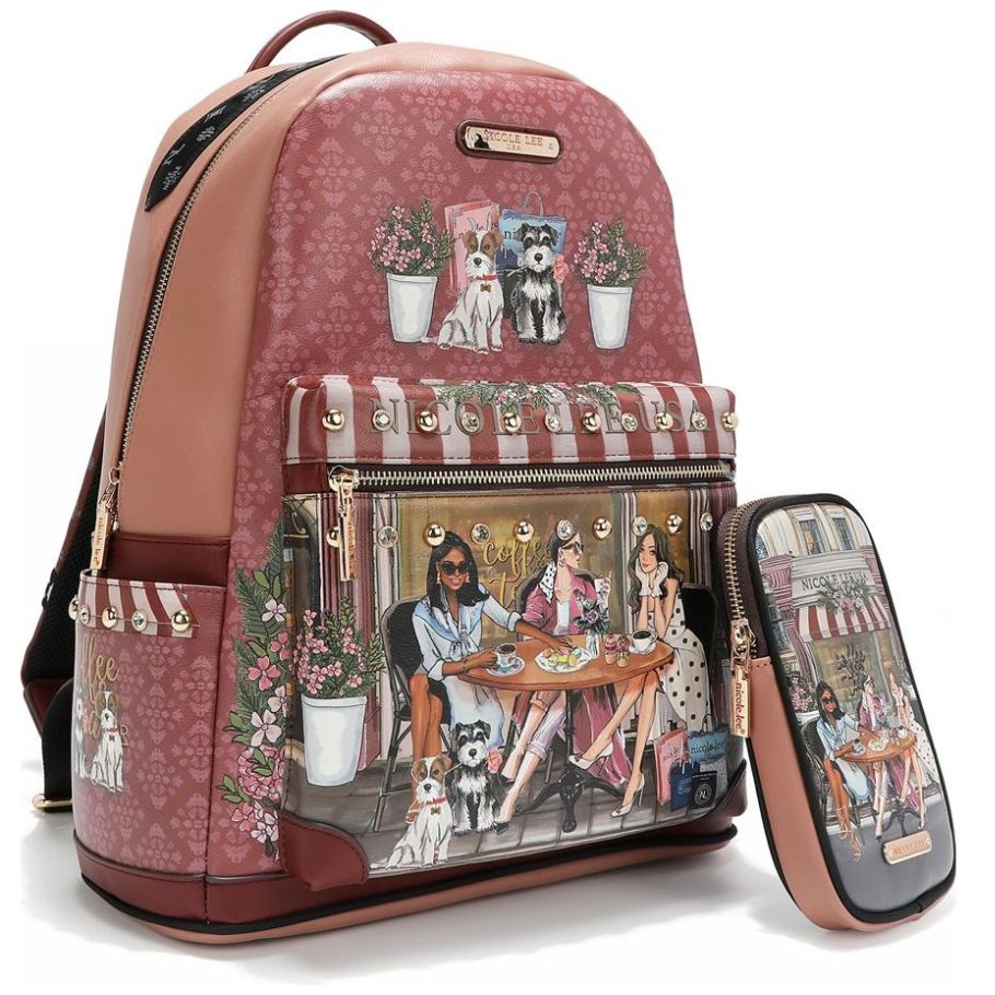 Mochila Nicole Lee Café Sisters Secret para Mujer