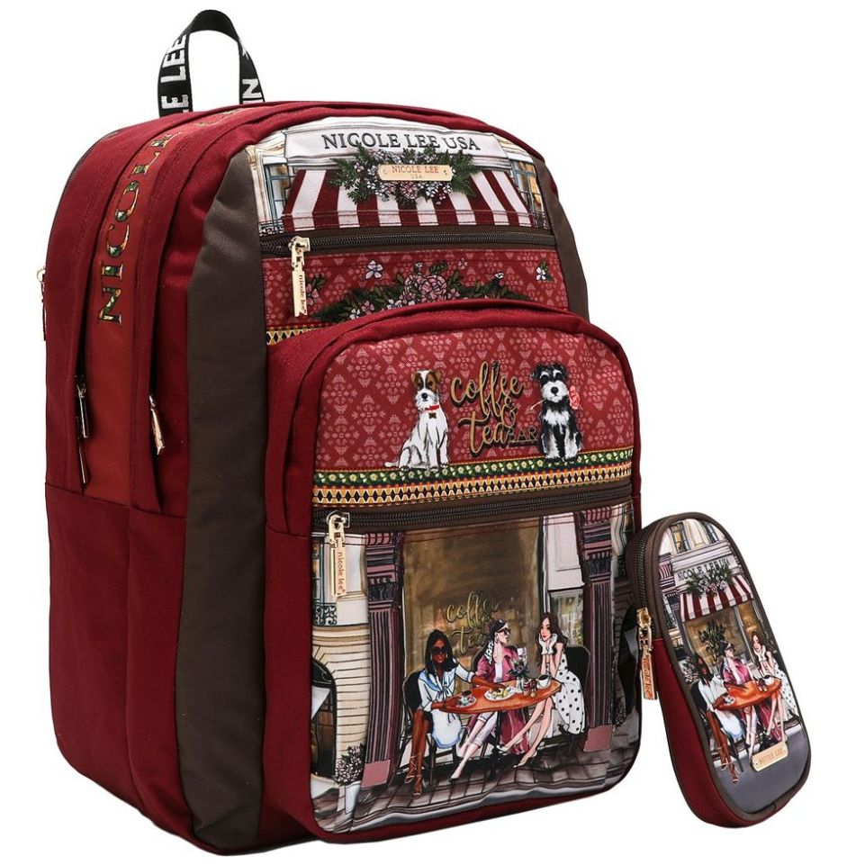 Mochila Nicole Lee Café Sisters Secret para Mujer