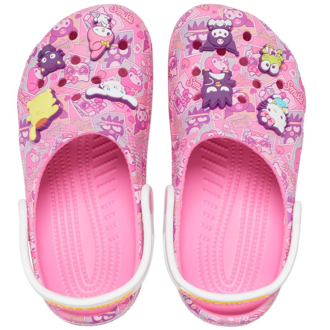 Sueco Crocs Clog Hello Kitty 18-23 Rosa