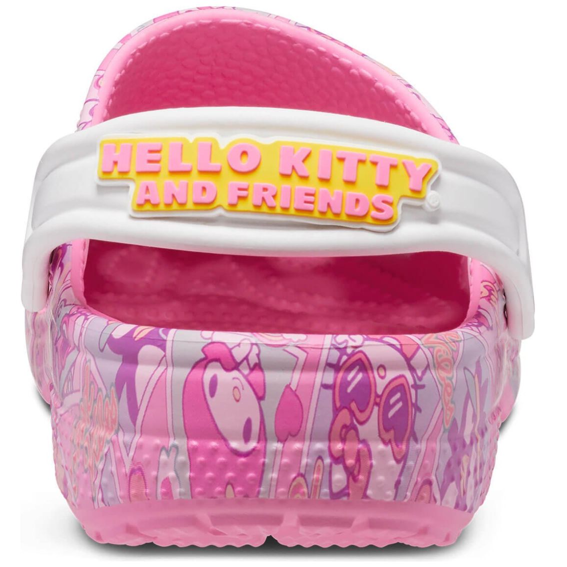 Sueco Crocs Clog Hello Kitty 18-23 Rosa