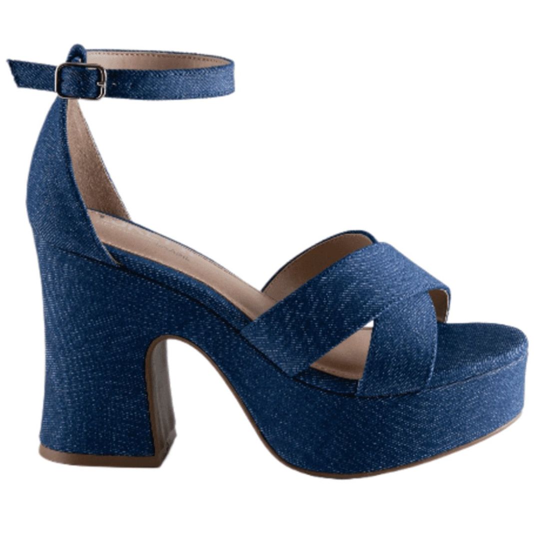 Sandalia Luketti con Plataforma y Pulsera para Mujer