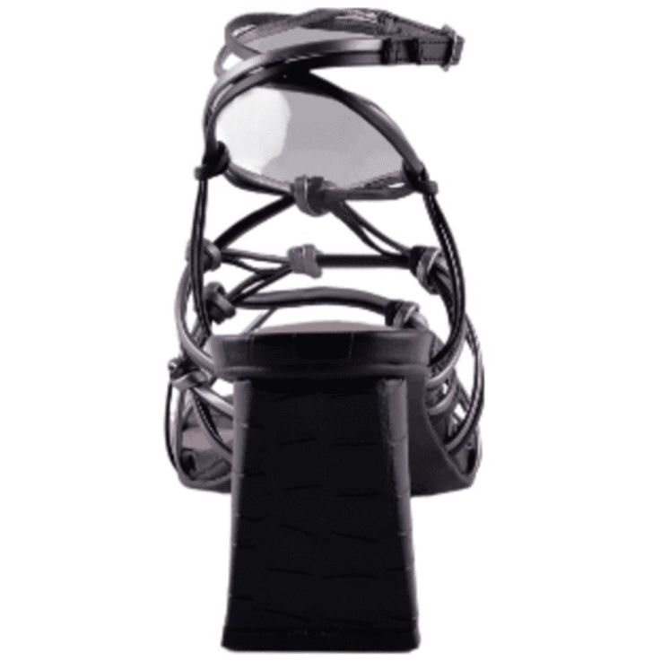 Sandalia Luketti con Tacón y Tiras Cruzadas para Mujer