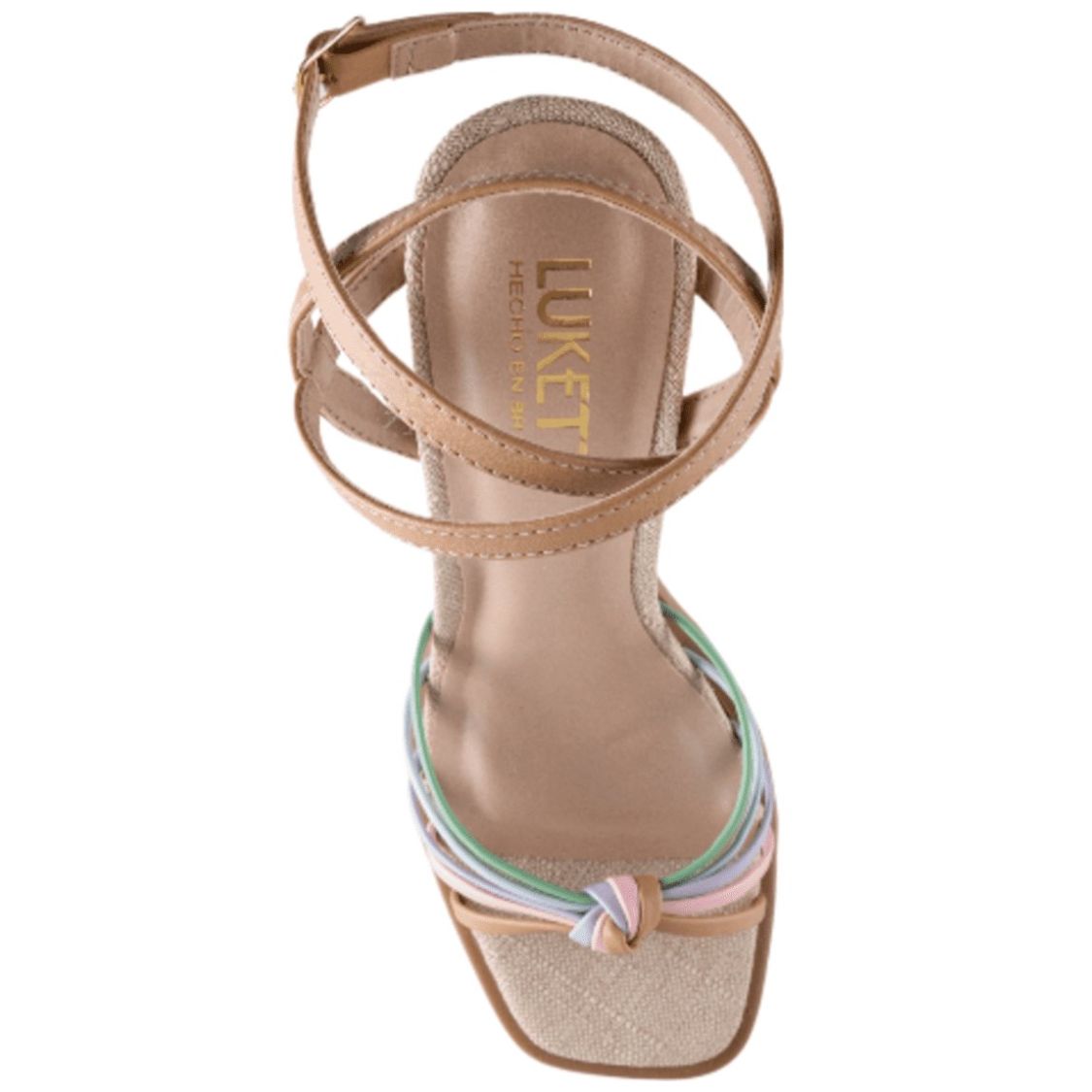 Sandalia Luketti con Tacón y Pulsera para Mujer