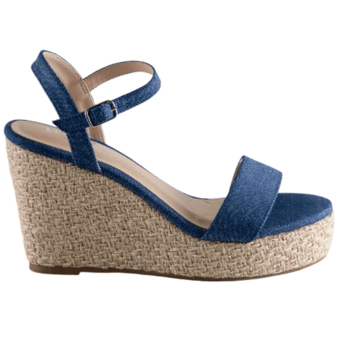 Sandalia Luketti Denim con Cuña para Mujer
